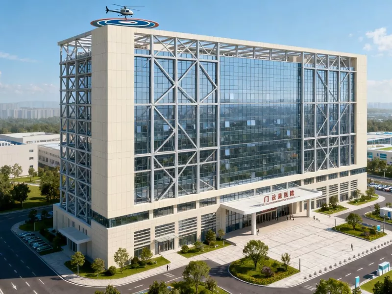 Háhýsa forsmíðað málmsjúkrahússbygging