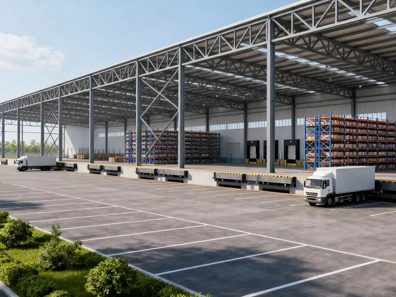 Bygging dreifingarstöðvar stálbyggingar